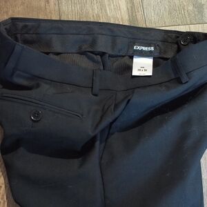 Express Men's Classic Black Dress Pants